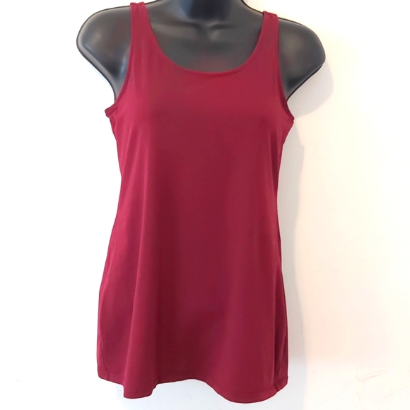 J. JILL | Women's Long Perfect Tank Top Maroon Size X-Small - Picture 1 of 7